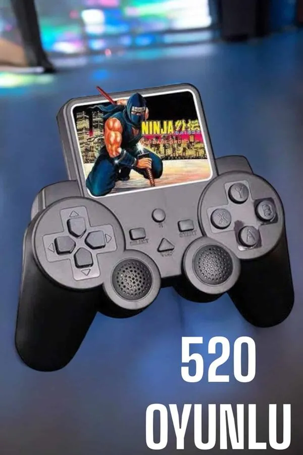 Gamepad 520 Oyunlu Ekranlı Oyun Kolu TV Uyumlu