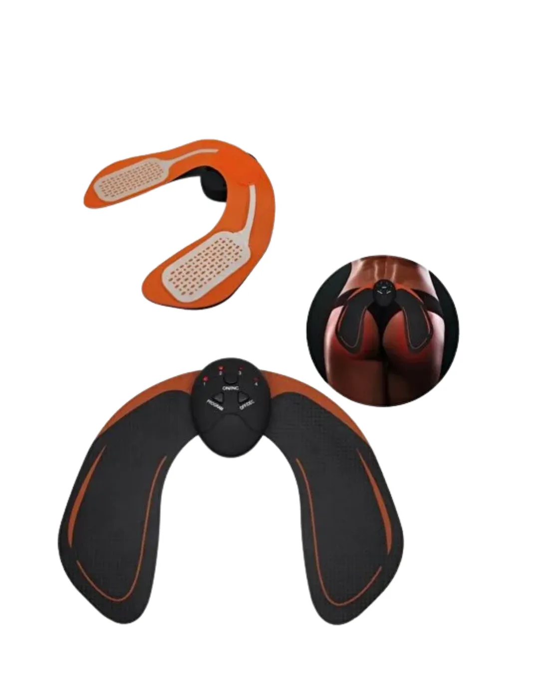 Kalça Şekillendirici EMS Kas Stimülatörü Kablosuz Spor Destekleyici Cihaz