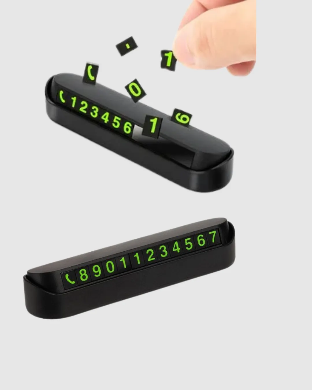 Fosforlu Araç İçi Park Numaratörü – Gece Görünümlü Şık Çözüm