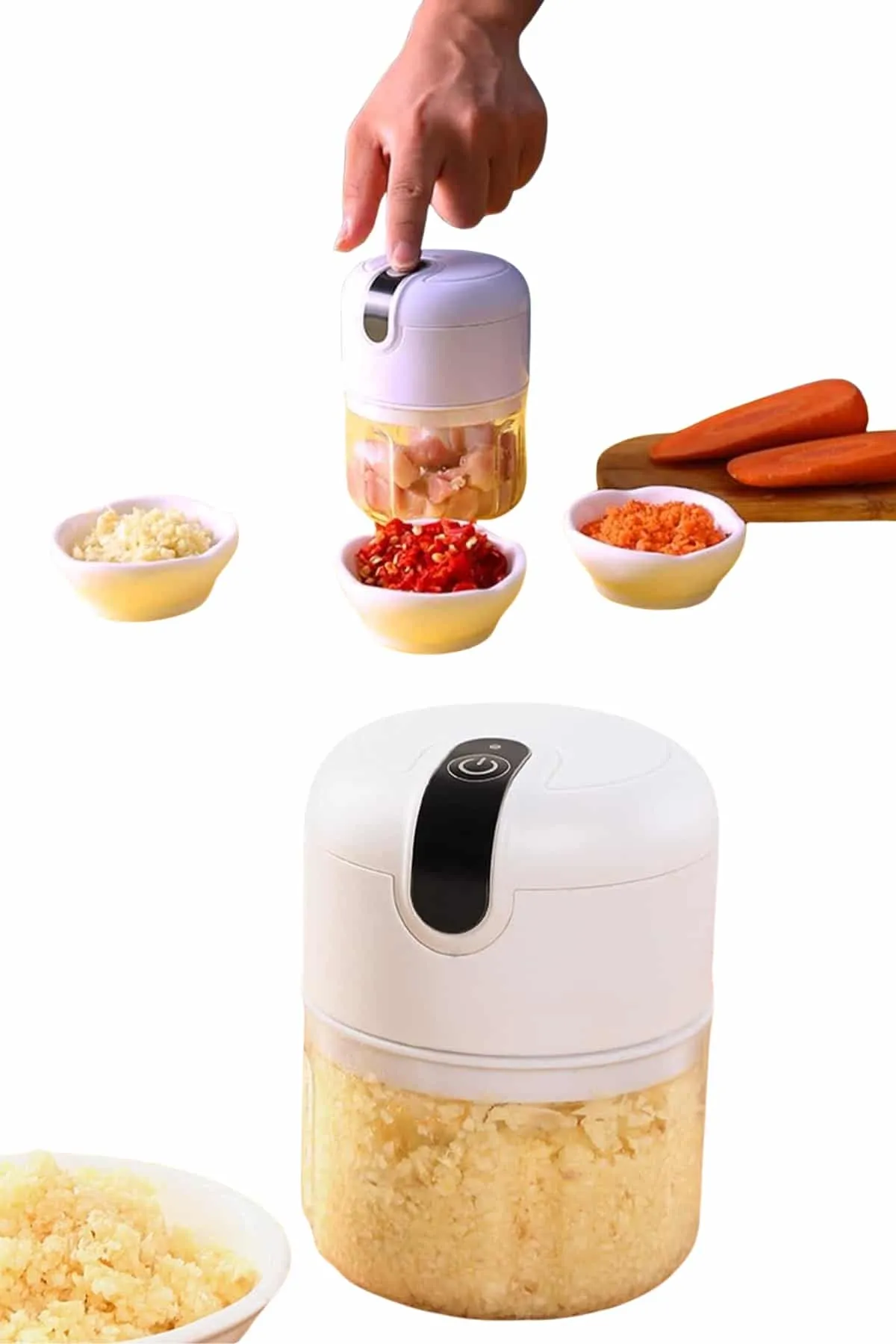 Anneler Gününe Özel Hediye El Rondosu Doğrayıcı Şarjlı Taşınabilir