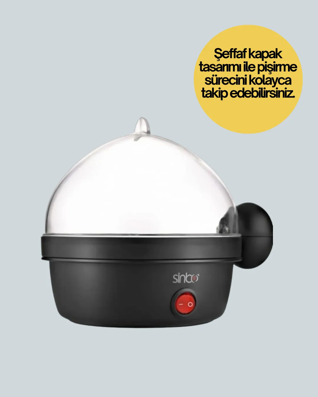 Elektrikli Yumurta Pişirme Makinesi 7 Yumurta Kapasiteli