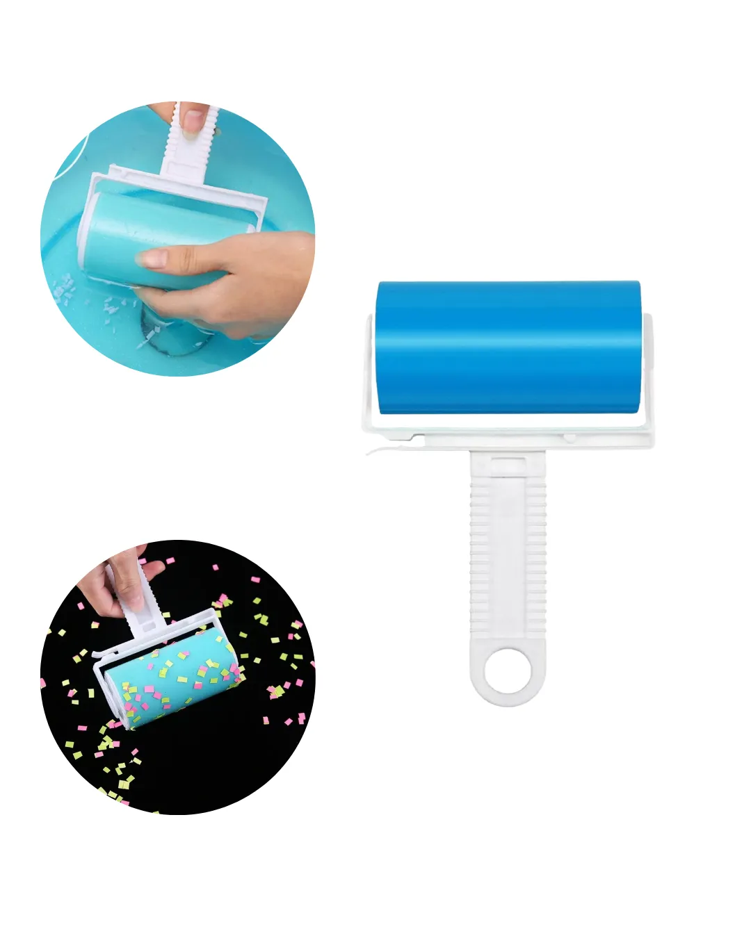 Kedi Köpek Tüy Toplayıcı Rulo Yıkanabilir Tekrar Kullanılabilir Tüy Temizleme Aparatı