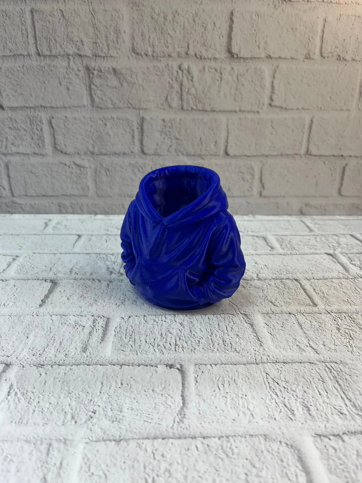 Lacivert Hoodie Kalemlik 10x10 cm Masa Üstü Düzenleyici