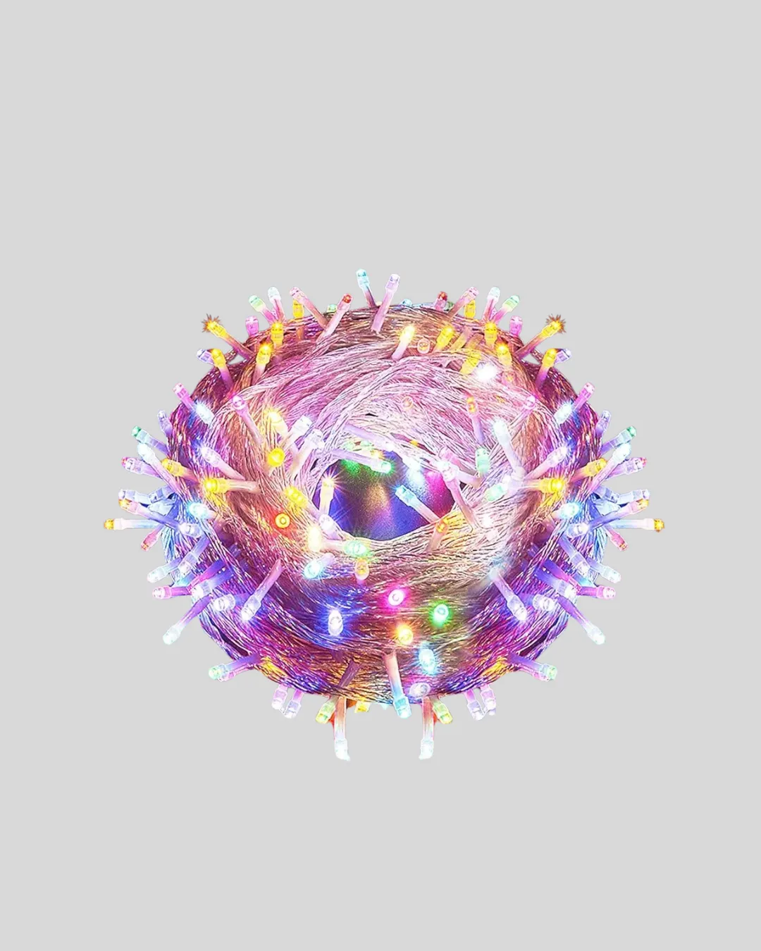 5 Metre Şeffaf Kablo LED Peri Işığı 50 Ampullü Dekoratif Led