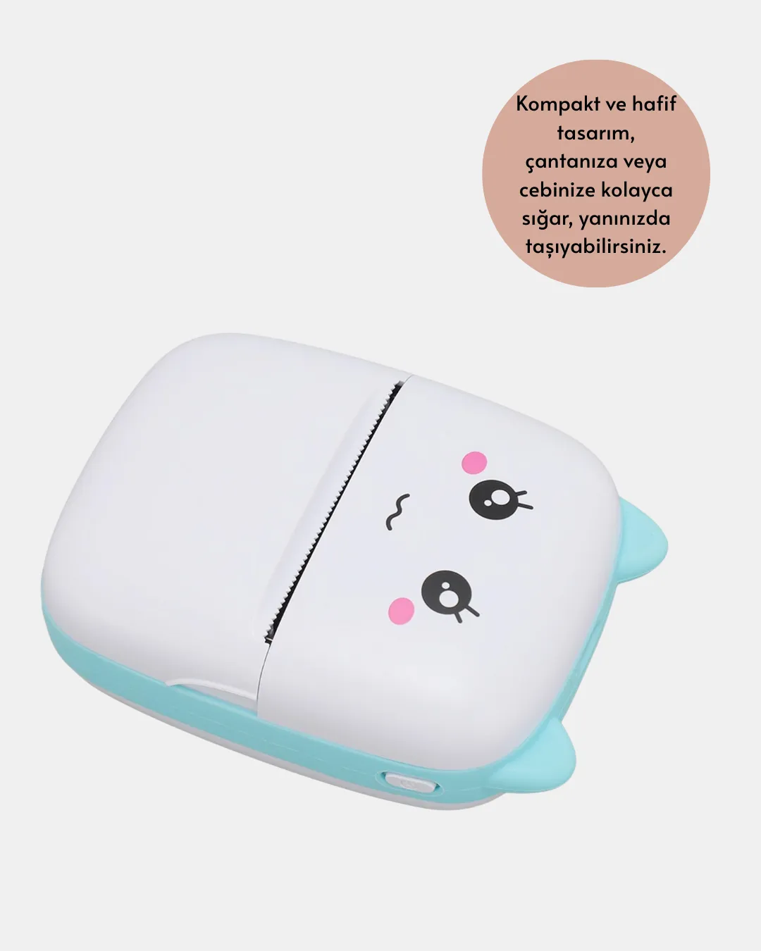 Bluetooth Bağlantılı Mini Termal Yazıcı Öğrenci ve Ofis İçin