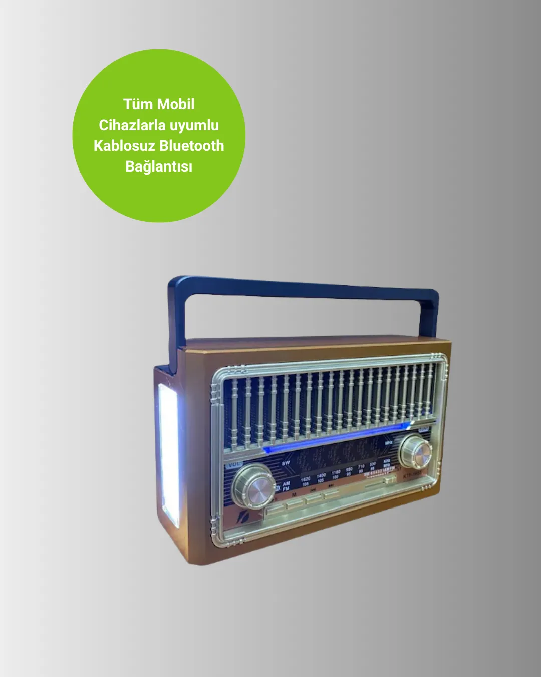 Kablosuz Bluetooth Hoparlör ve FM Radyo