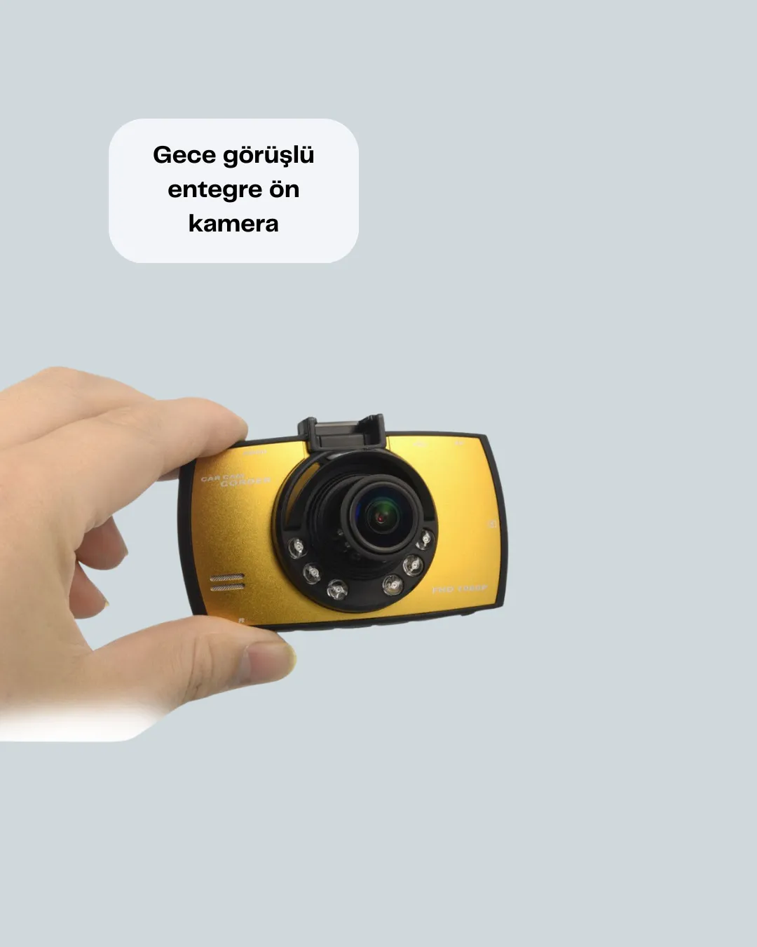 Araç Ön Kamera Full HD Kayıt ve G Sensor Özellikli