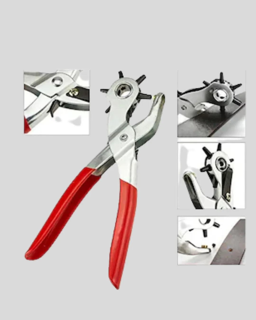 6 Başlıklı Kemer Delme Pense Paslanmaz Çelik Çok Amaçlı