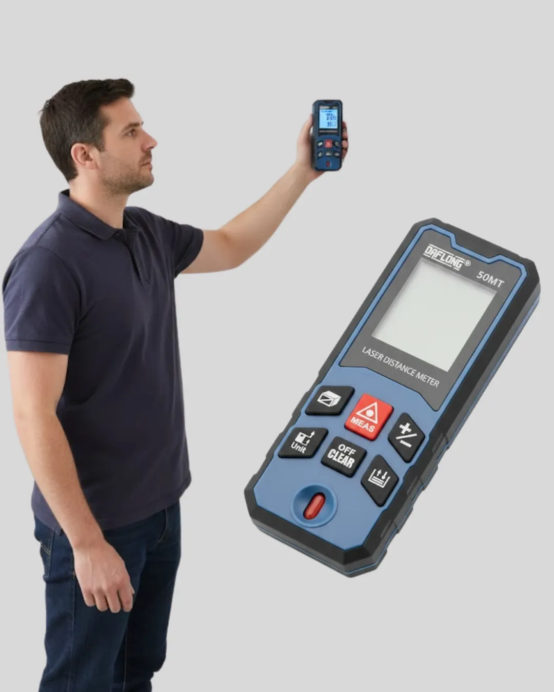 Dijital Lazer Mesafe Ölçüm Cihazı İnşaat ve Ev Kullanımı