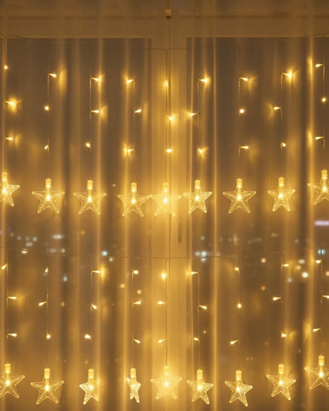 20 Yıldızlı LED Şerit Işık 5W Güç İç Mekan Parti ve Vitrin Süsleme