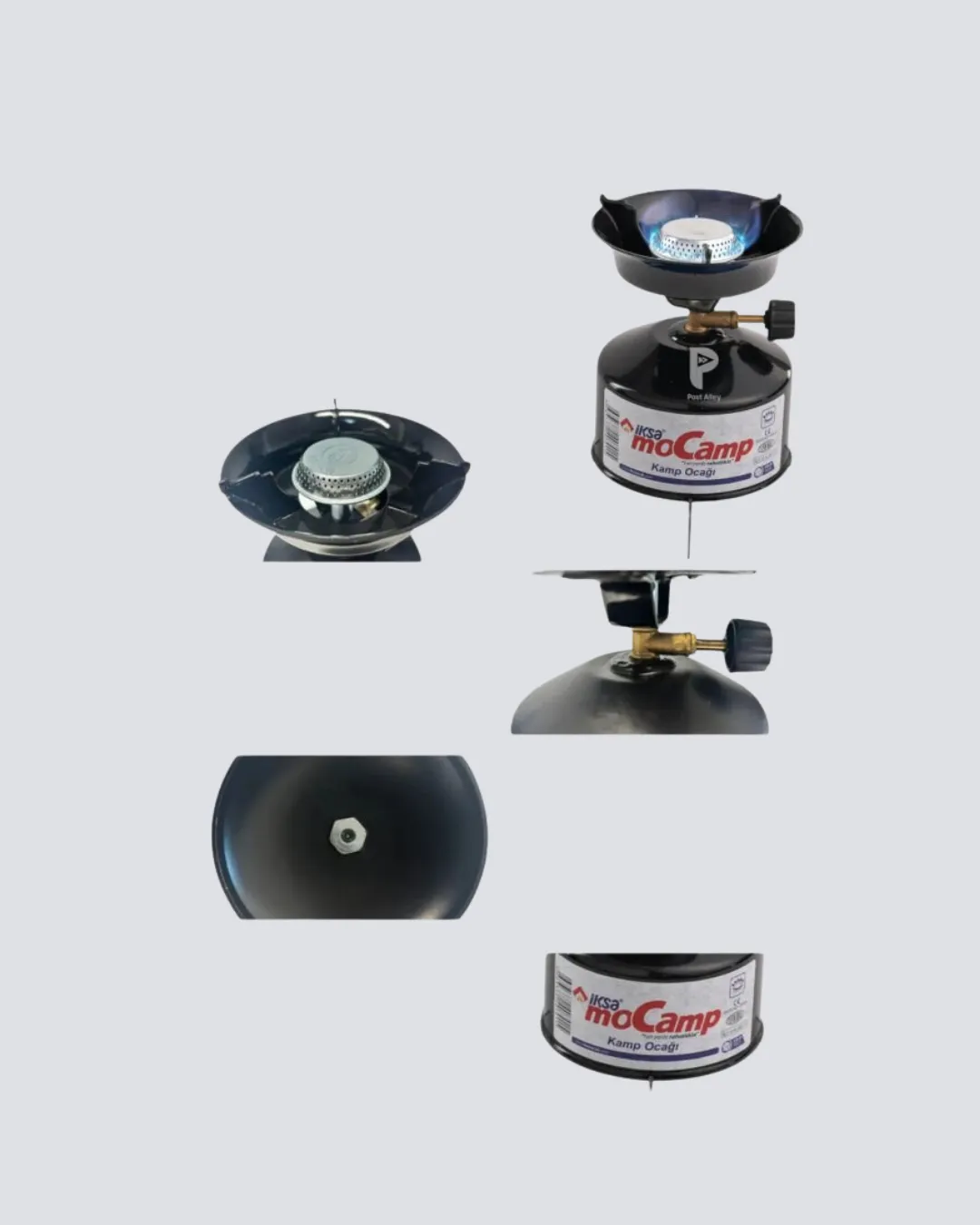 Kompakt Kamp Ocağı Seti Gaz Tüplü Ayarlanabilir Alevli 400g Hafif Tasarım