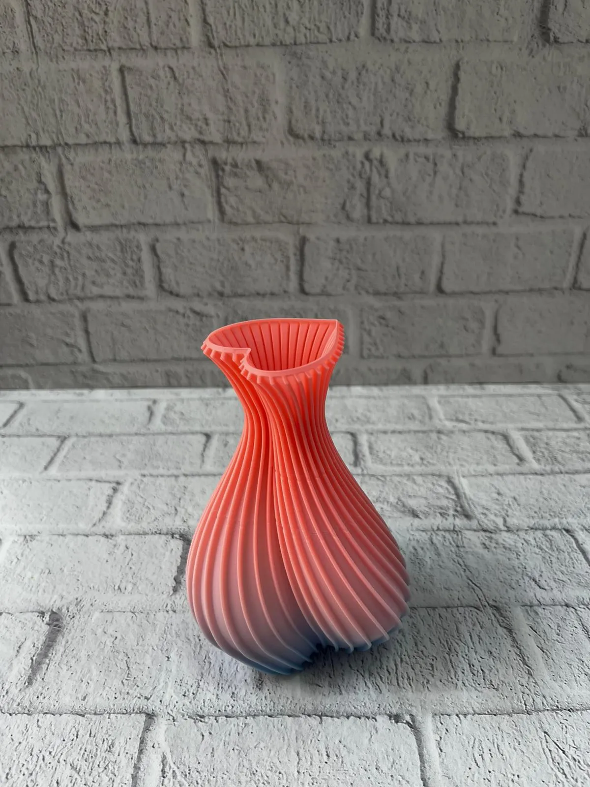 Romantik Kalp Figürlü Süslük Vazo Modern Tasarım 15 cm