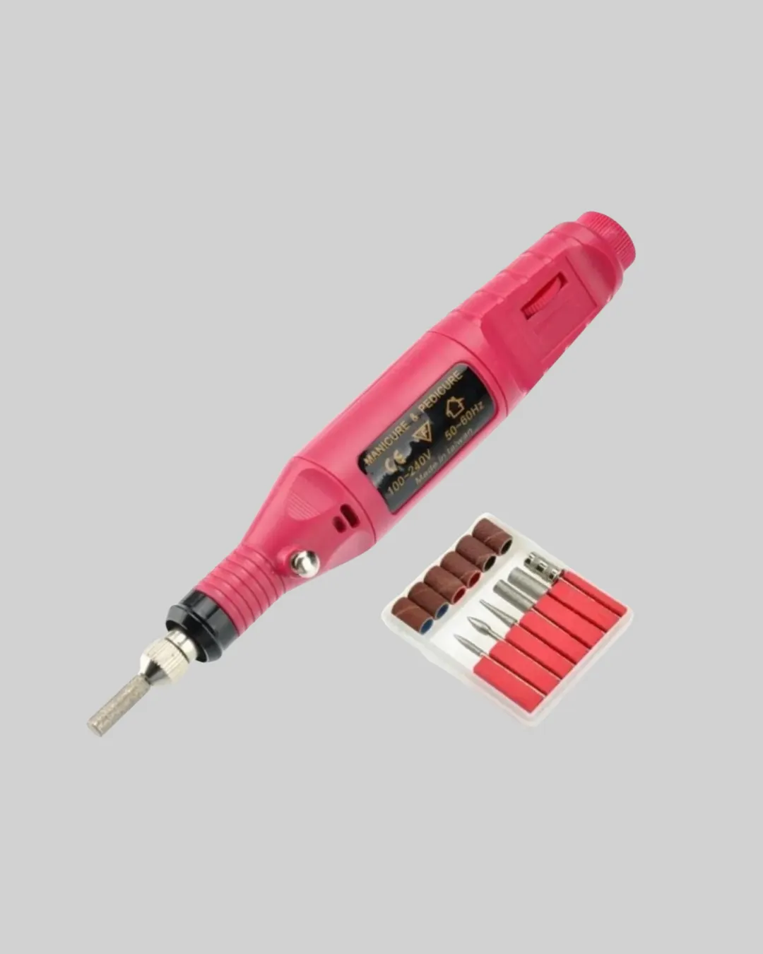 Elektrikli Manikür Pedikür Törpü Seti 6 Başlıklı