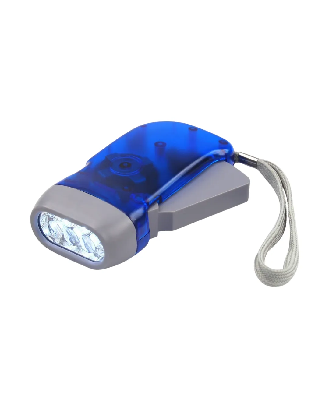 Kendiliğinden Şarjlı El Feneri Pilsiz Dinamolu 3 LED Taşınabilir