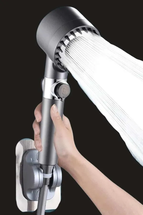 Yeni Nesil Duş Başlığı Paslanmaz Çelik Masaj Etkili Ergonomik Tasarım Su Basınçlı