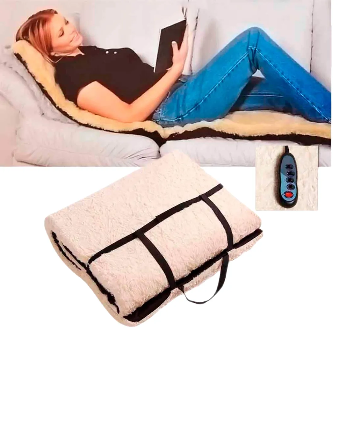 Vücut Masaj Matı Isı Terapili ve Çok Bölgeli Masaj