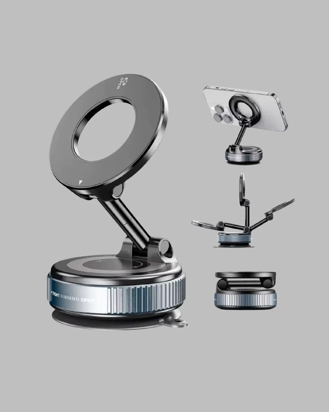 360 Derece Ayarlanabilir Manyetik Araç Telefon Standı