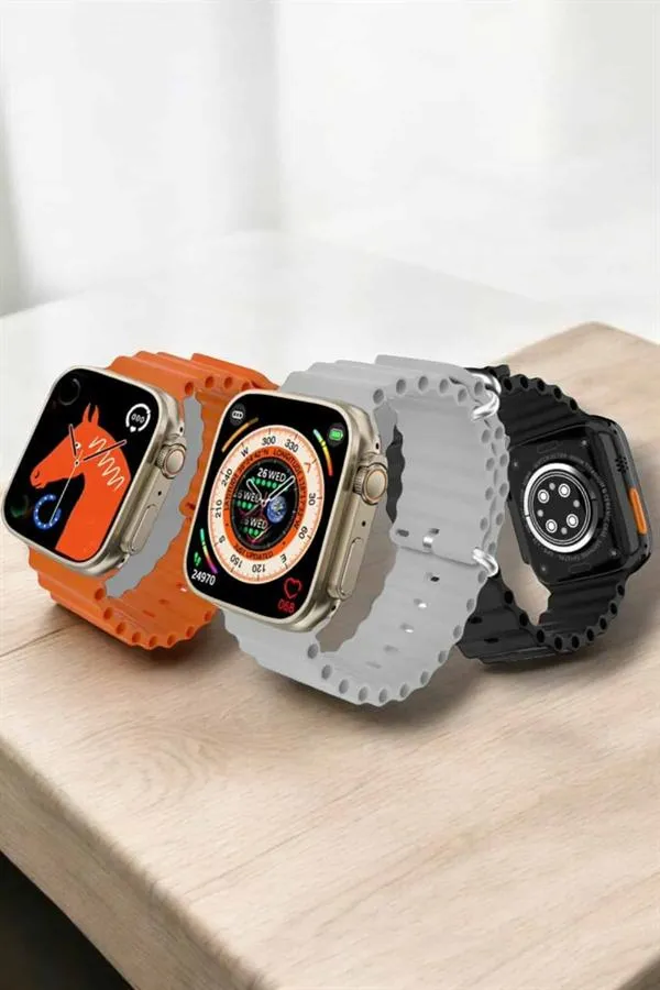 Kablosuz Şarjlı, Çağrı ve Müzik Kontrolü Sağlayan Akıllı Saat