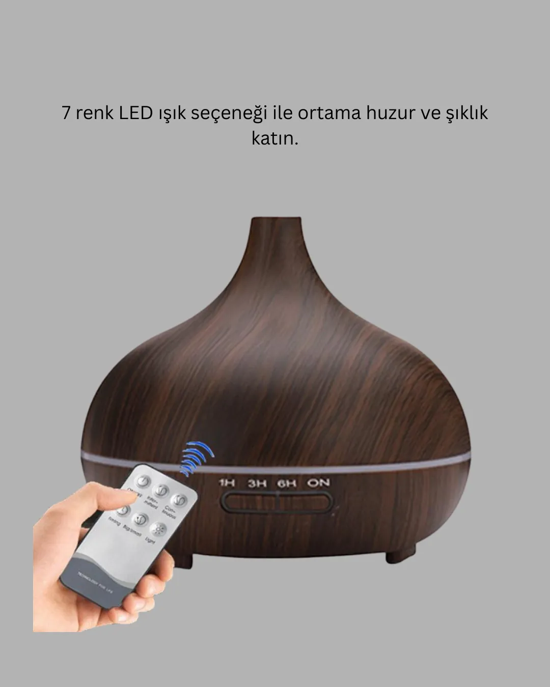 Büyük Su Hazneli Ultrasonik Difüzör ve Oda Nemlendirici