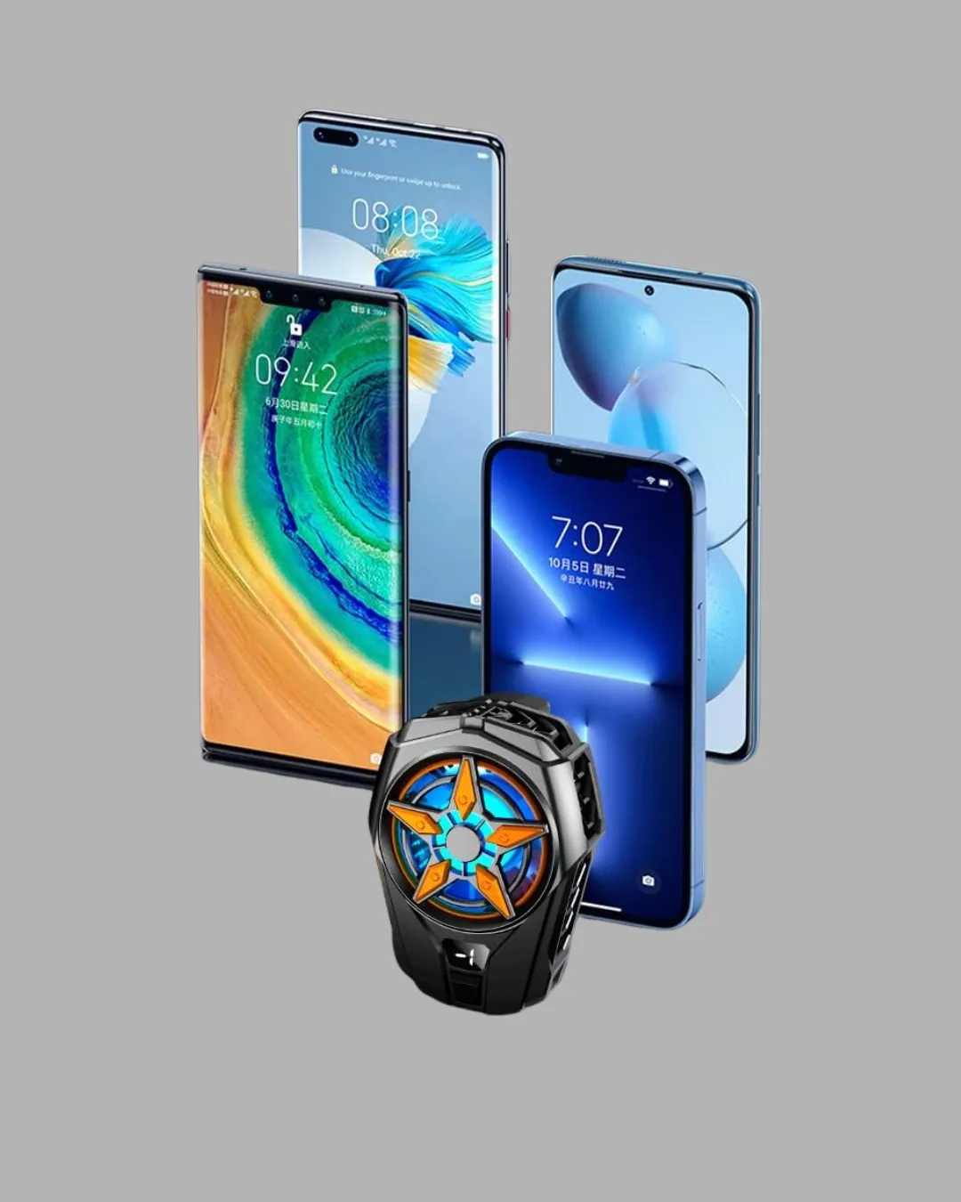 Telefon Soğutucu Radyatör Type-C Bağlantılı 2 Kademeli Dijital Kontrollü