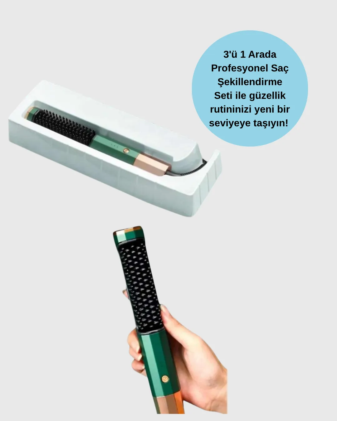 Profesyonel Saç Şekillendirme Cihazı – 140°F-400°F Isı Aralığı