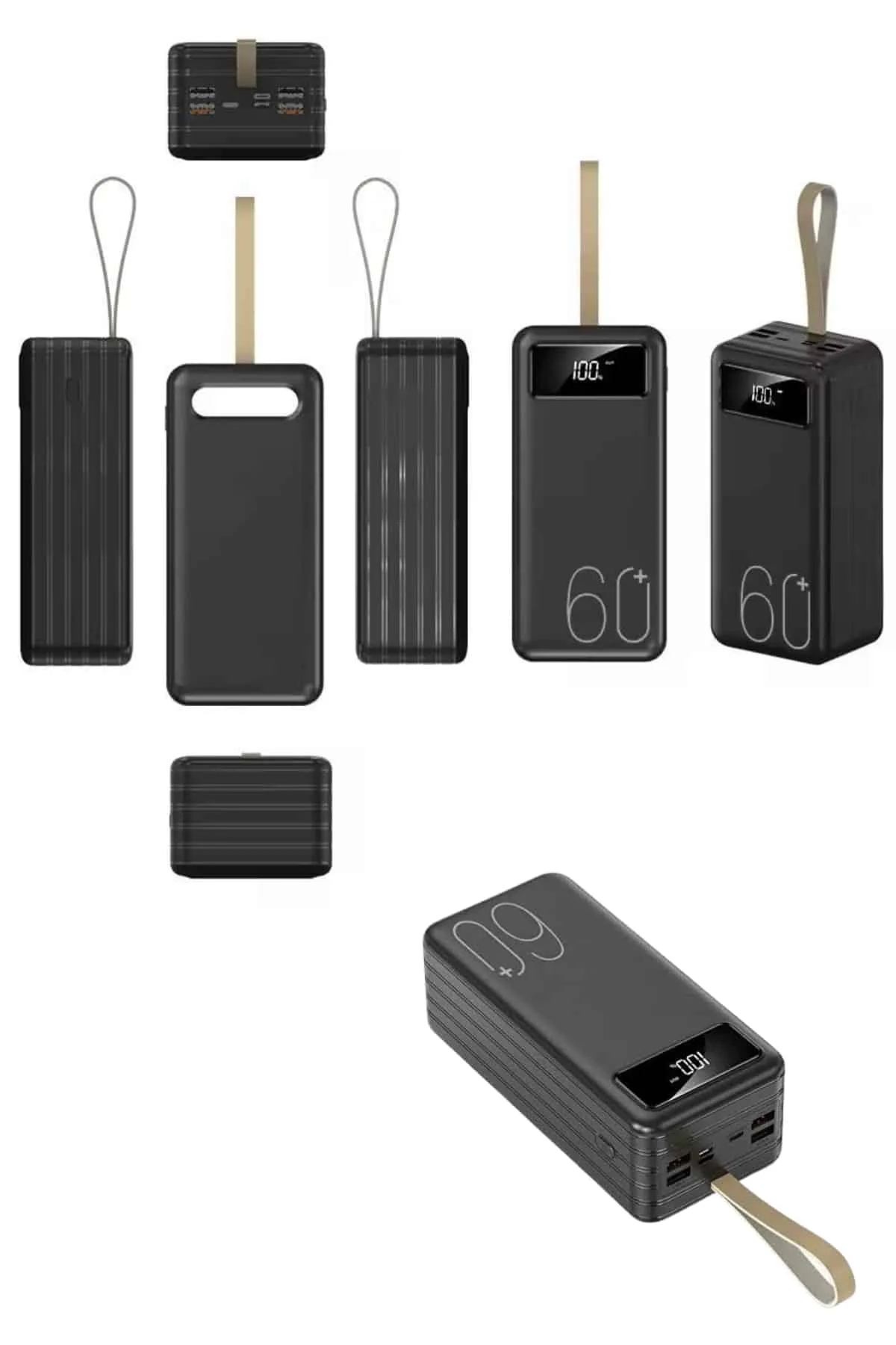 Powerbank Yüksek Kapasiteli 60.000 Mah Hızlı Şarj Şarj Özellikli Batarya