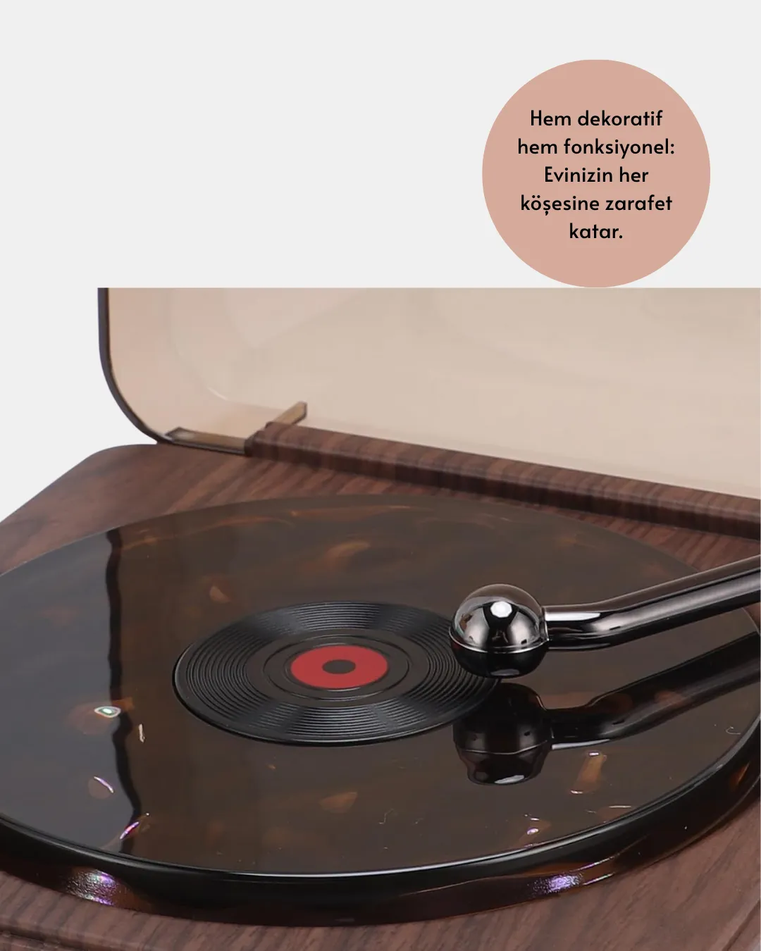 Saatli Gece Işıklı Hoparlör – Modern ve Vintage Tasarım