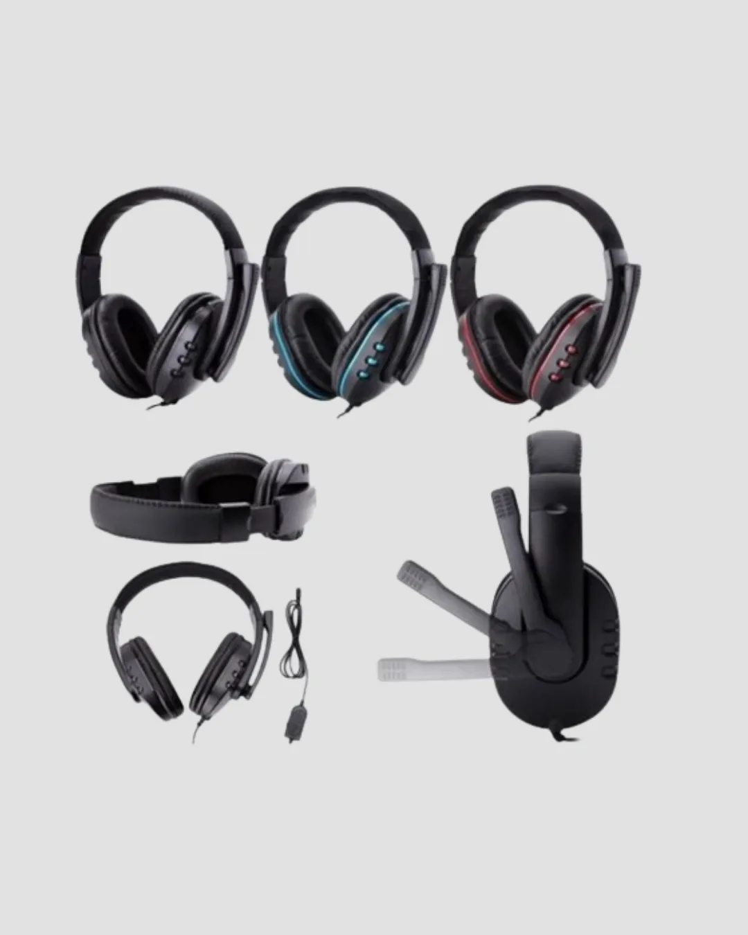 Stereo Mikrofonlu Kablolu Oyun Kulaklığı – Konforlu ve Net Ses İletimi