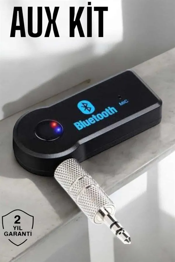 Bluetooth Araç Kiti Bt 350 Aux Çıkışlı Tüm Araçlara Uyumlu