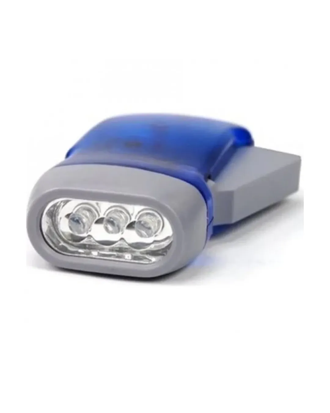 Kendiliğinden Şarjlı El Feneri Pilsiz Dinamolu 3 LED Taşınabilir