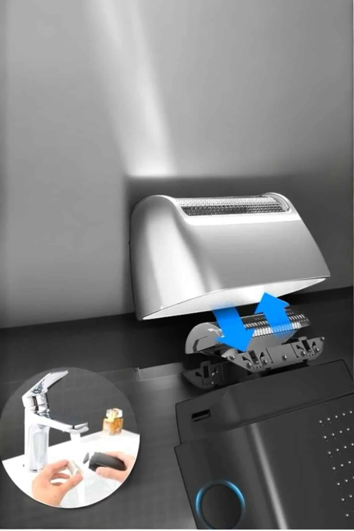 Tıraş Makinesi Islak Ve Kuru Kullanıma Uygun Kablosuz Taşınabilir