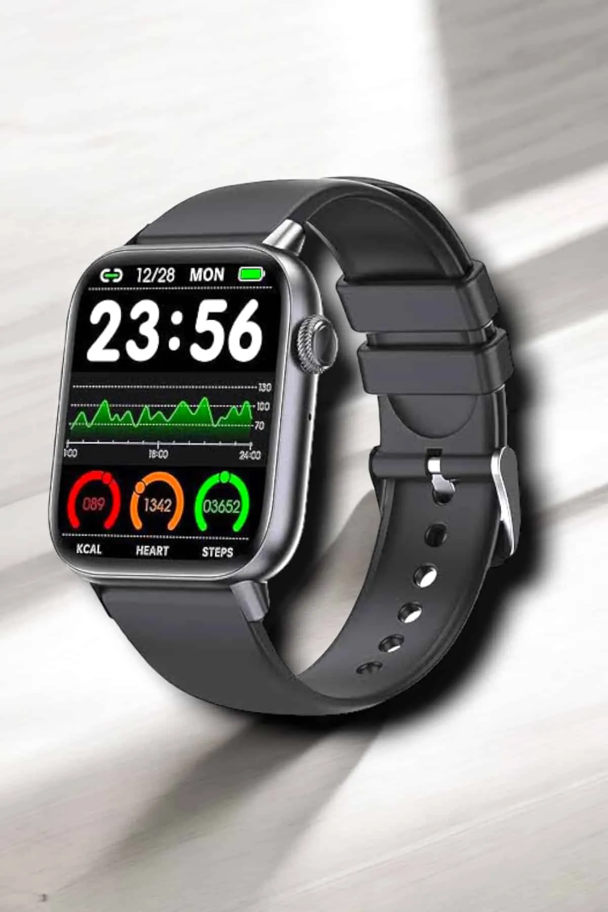 Suya Dayanıklı Bluetooth Akıllı Saat GPS, Adımsayar, Nabız & Sağlık Takibi