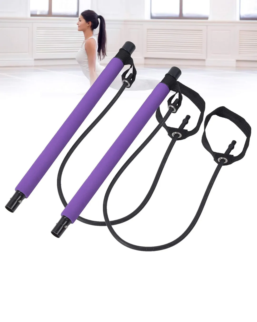 Pilates Bar Direnç Çubuğu Kas Tonlama ve Esneklik Artırıcı Tasarım