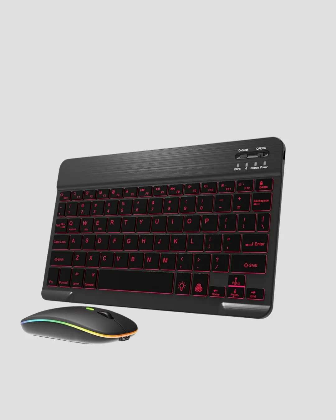 Aydınlatmalı Türkçe Q RGB Klavye Sessiz ve Dayanıklı Tuş Takımı
