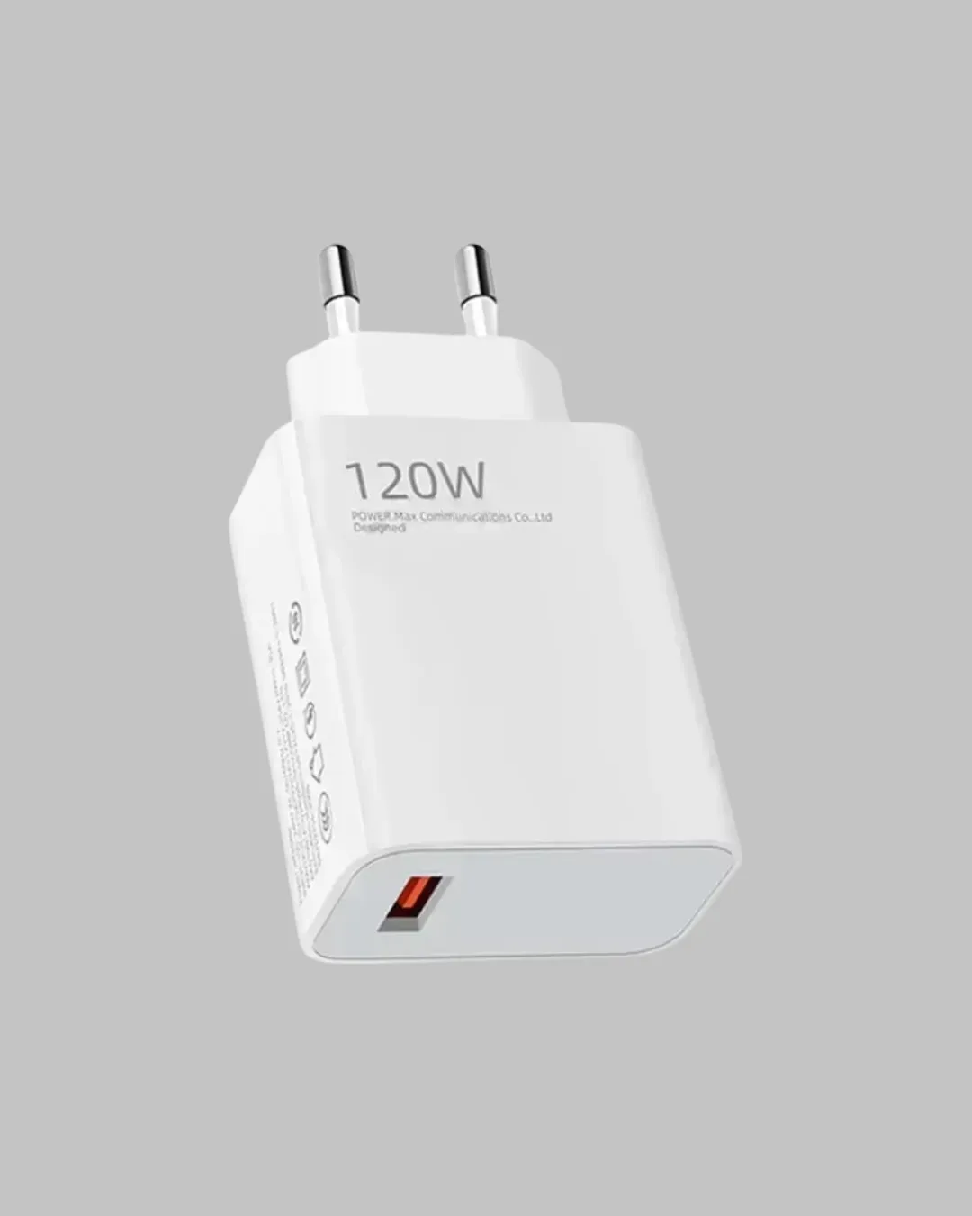 120W Hızlı Şarj Başlığı Ultra Güçlü Type-C Adaptör Kablo Dahil