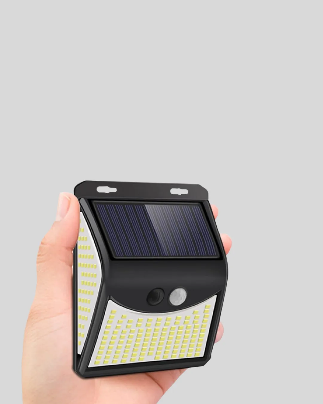 Solar Güneş Enerjili Hareket Sensörlü 4 Taraflı Bahçe Lambası – IP65 Su Geçirmez, 100 LED