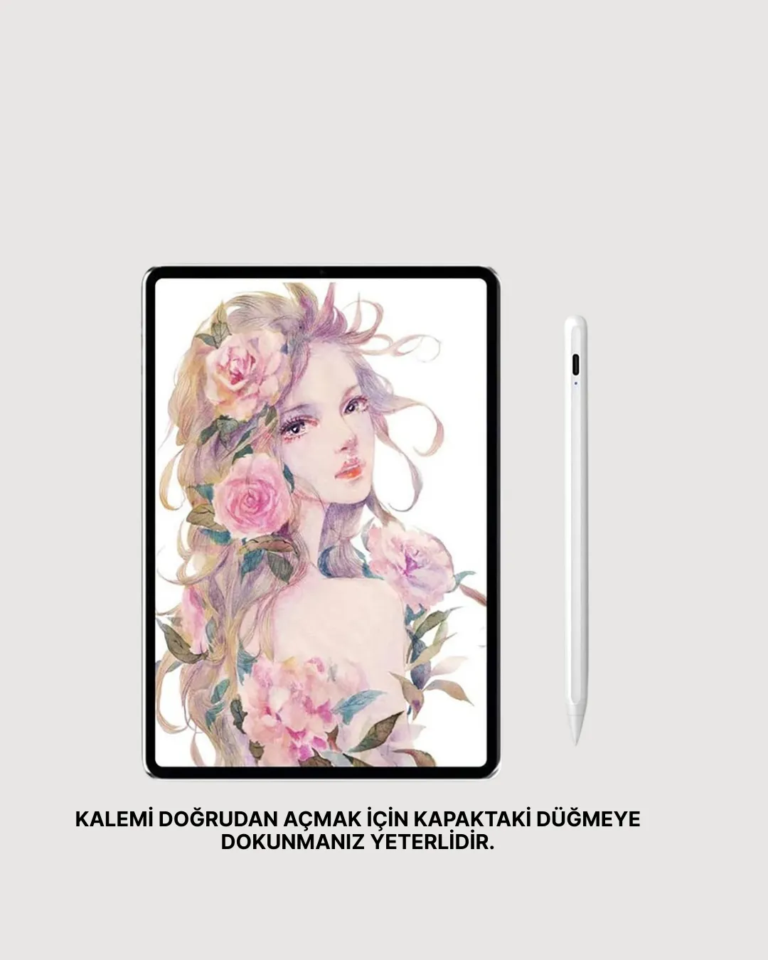 Eğim Sensörlü 1,0 mm Uçlu Dijital Kalem – Uzun Pil Ömrü ve Kolay Kullanım