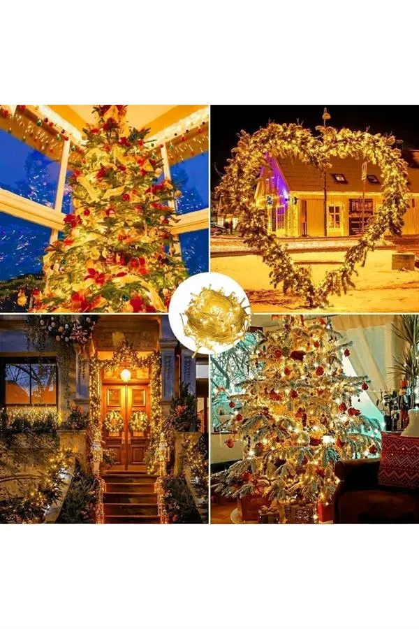 10 Metre Günışığı Led Işık Fişli Dekoratif Ortam Aydınlatması 3 Modlu Led Şerit Işık