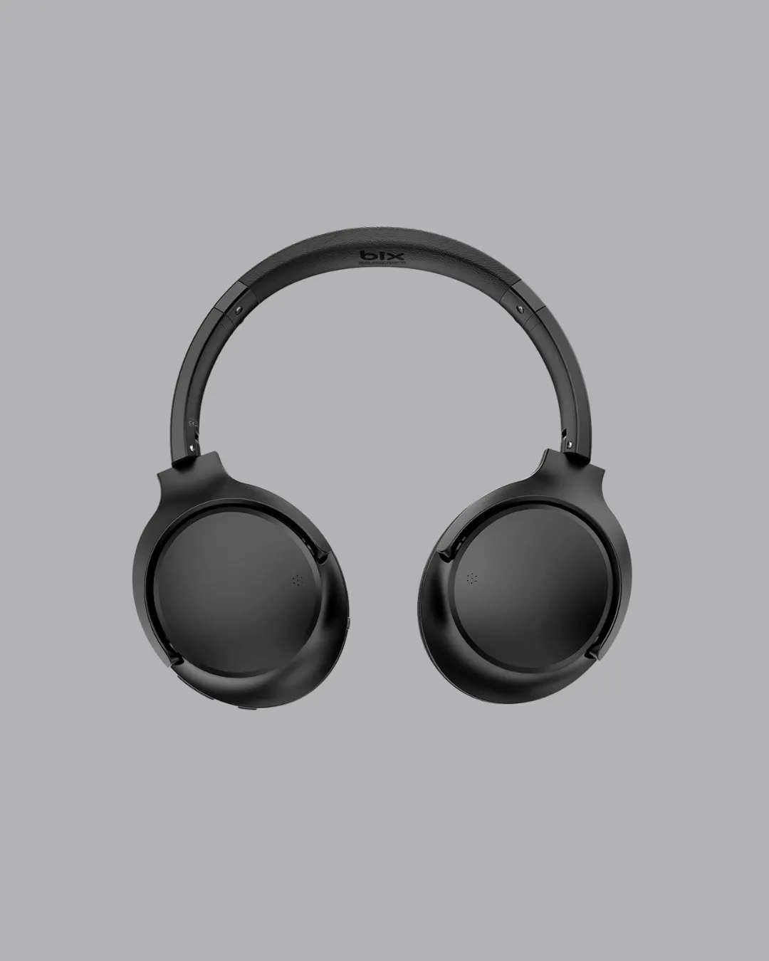 Bluetooth 5.0 Siyah Kablosuz Kulaklık 18 Saat Batarya Katlanabilir Tasarım