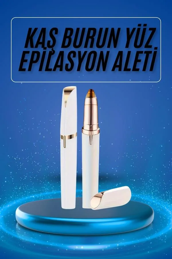 Epilasyon Aleti Tüy Kıl Alma Kaş Bıyık Unisex Yüz Bakım Tıraş Aleti