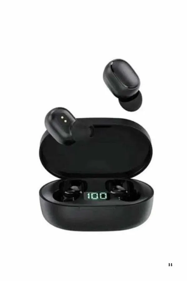 Kulaklık Dijital Göstergeli Bluetooth Bağlantılı Kablosuz Kulak İçi Mikrofonlu Dokunmatik Kontrol