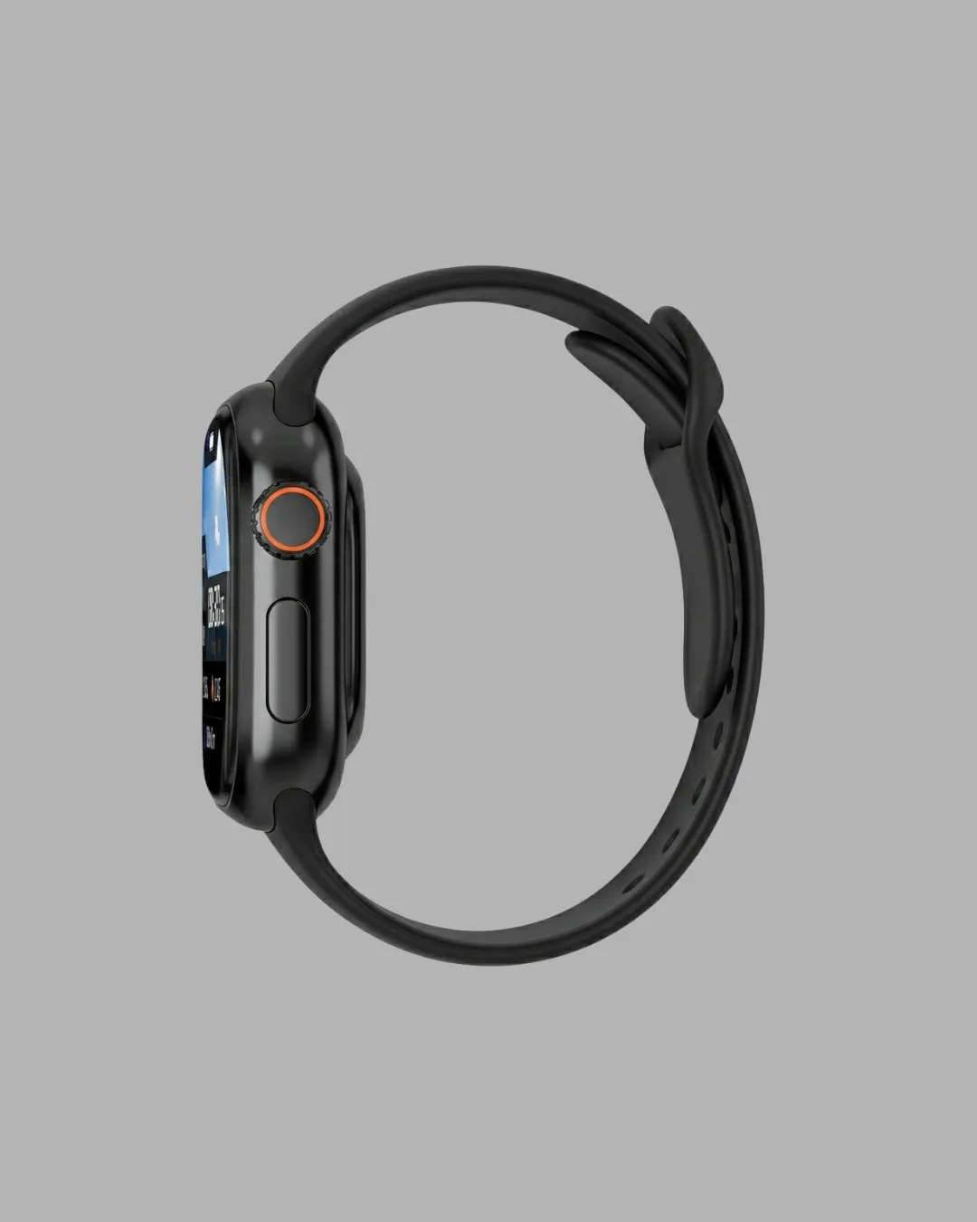 Sesli Arama Özellikli SIM Kartlı Siyah Akıllı Saat