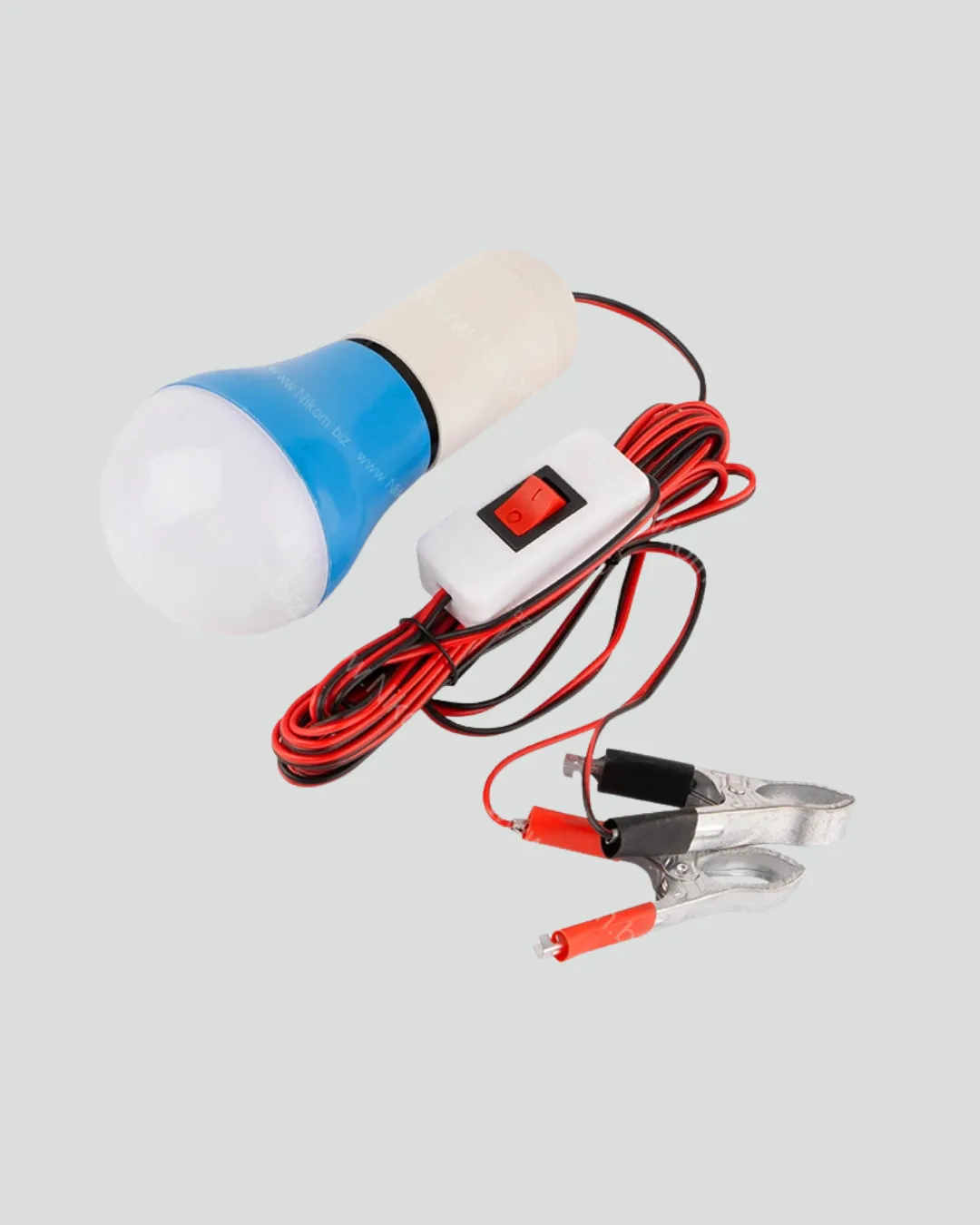 12V LED Ampul Timsah Kıskaçlı Taşınabilir Aydınlatma