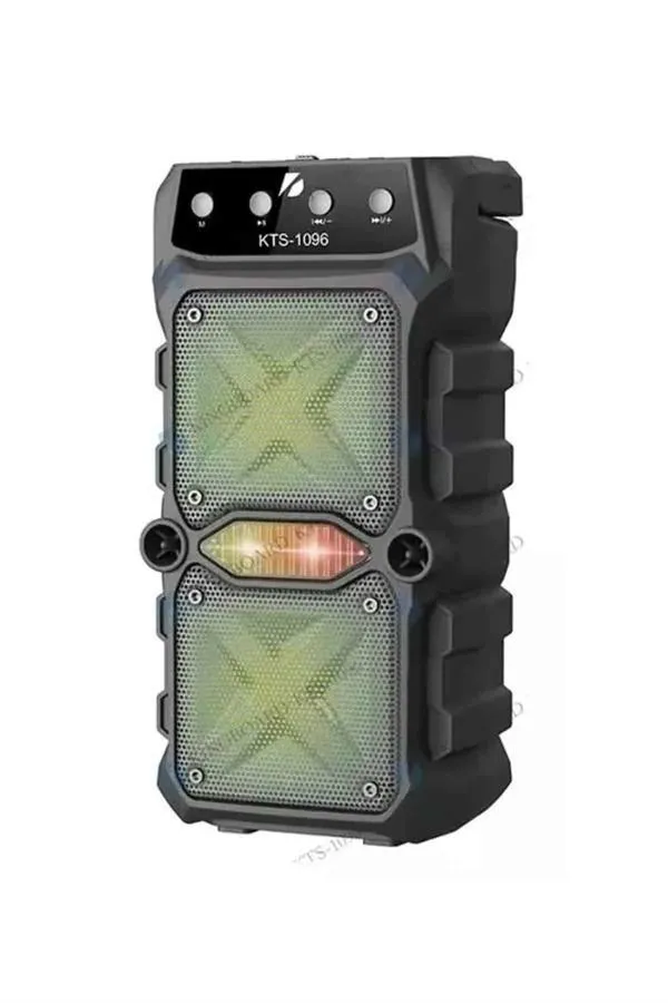 Taşınabilir Kablosuz Bluetooth Hoparlör Uzun Pil Ömrü Led Işıklı