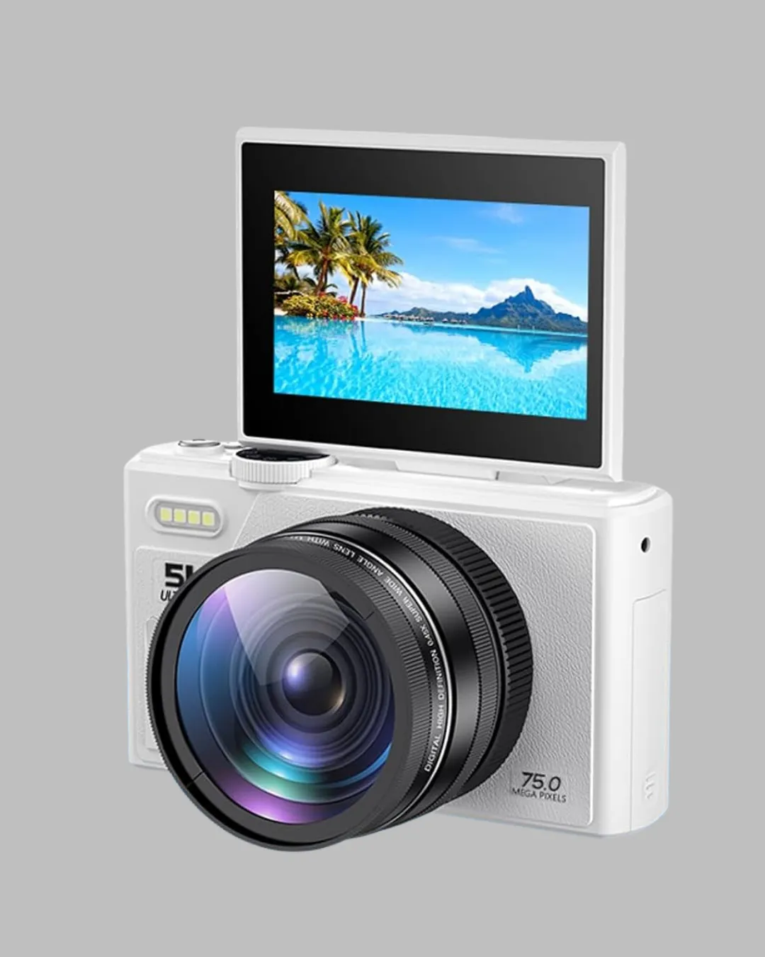 5K UHD Dijital Kamera WiFi Bağlantılı Otofokus 18x Zoom Taşınabilir