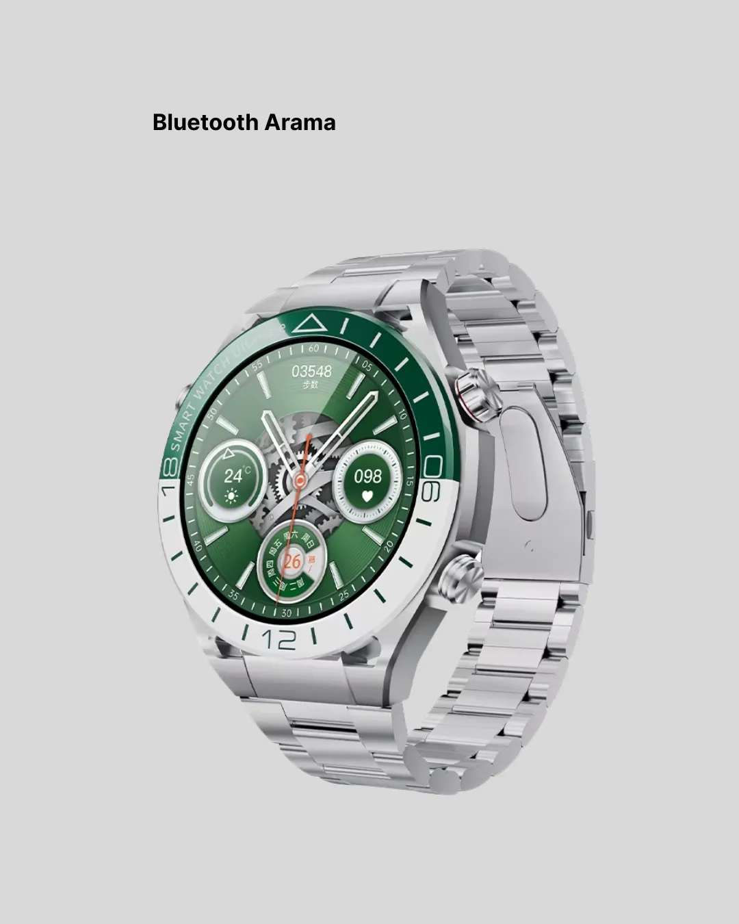 Akıllı Saat Amoled Ekranlı Harita Gösterimli Sağlık ve Spor Takipli