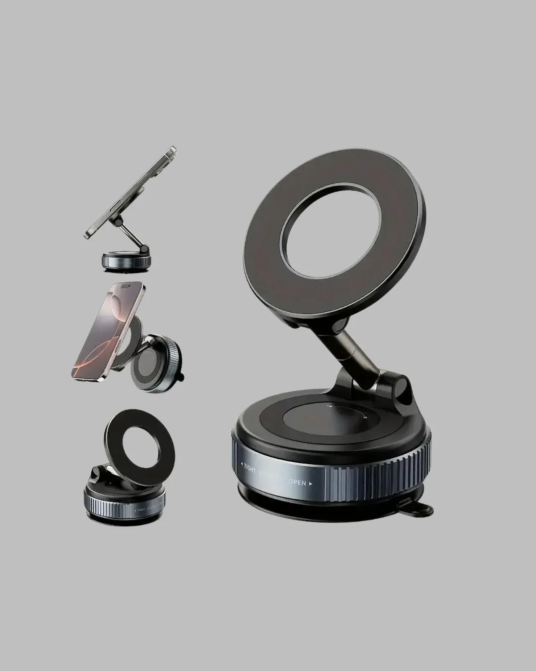 360 Derece Ayarlanabilir Manyetik Araç Telefon Standı