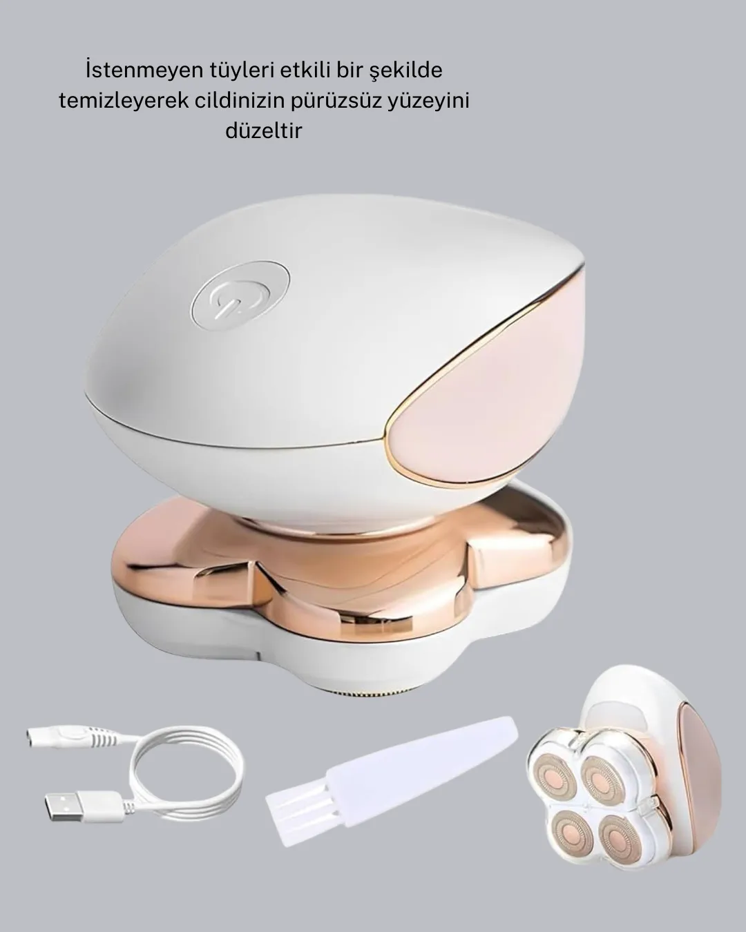 Hassas Ciltler İçin Ağrısız Vücut Tüy Temizleme Cihazı