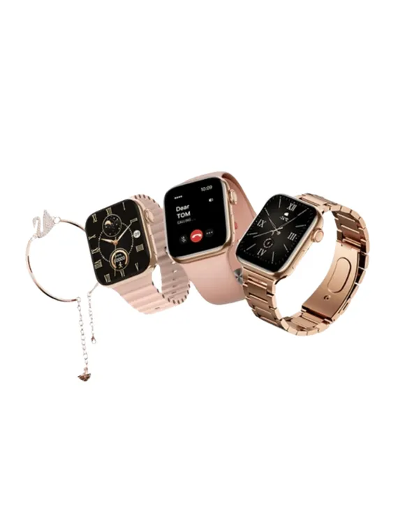 Su Geçirmez Akıllı Saat – 300 mAh Batarya, Sesli Arama, Uyku & Adım Takibi