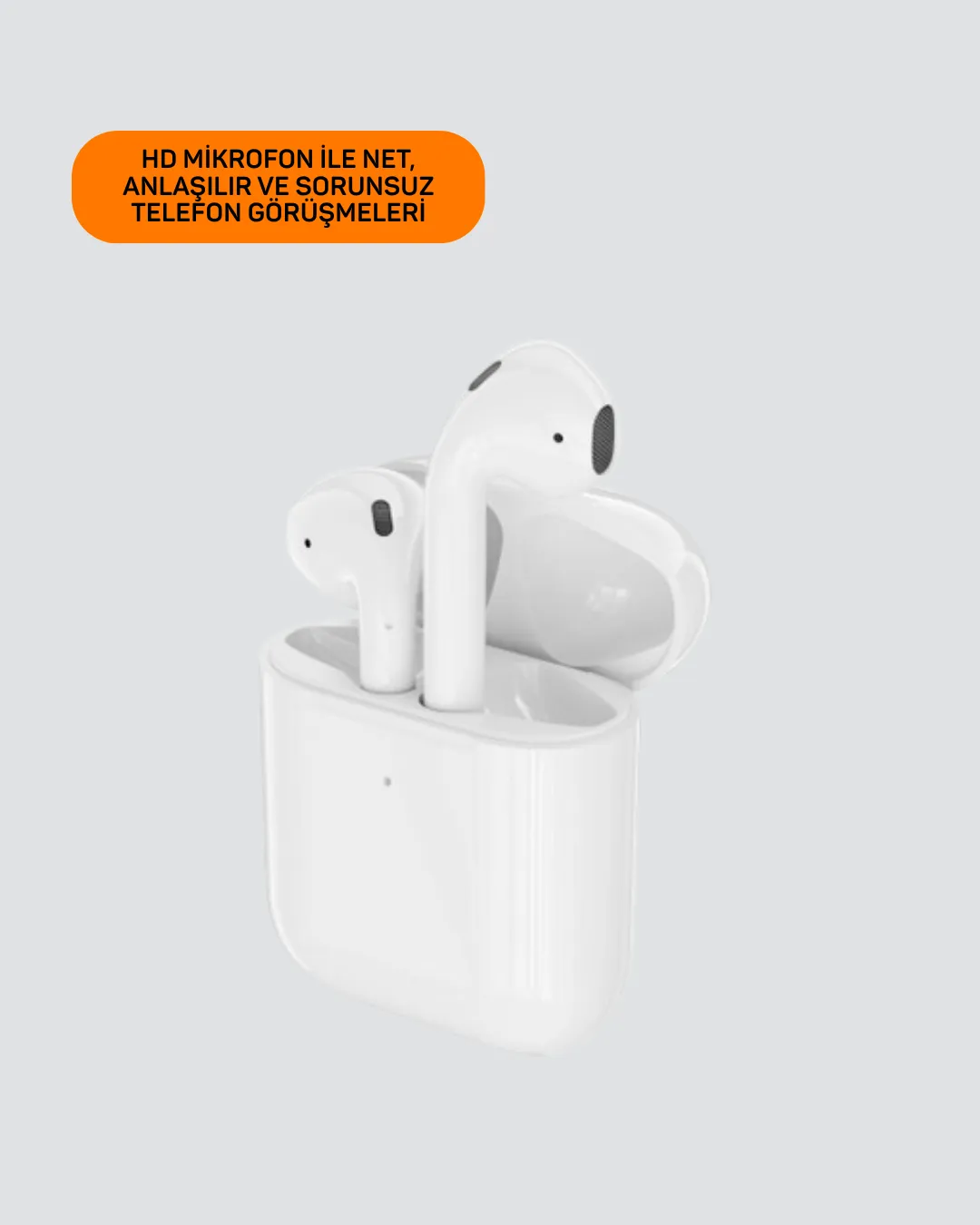 iPhone 11 12 13 14 15 Uyumlu TWS Bluetooth Kulaklık Gürültü Önleyici HiFi Stereo